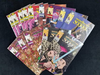 14 Issues Of The Sisterhood Steel Comics: This 14 piece lot of The Sisterhood Steel comics is in like-new condition with no known rips, tears, or missing pages. Each comic comes in its own protective plastic sleeve. This lot includes: (2) &#