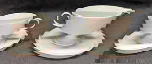 Rosenthal China Footed Cup Gravy Boat & Saucer Sets