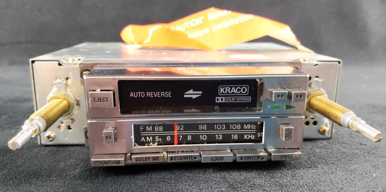 Kraco Dashmaster Car Cassette Player AM/FM In Box (1 of 9)