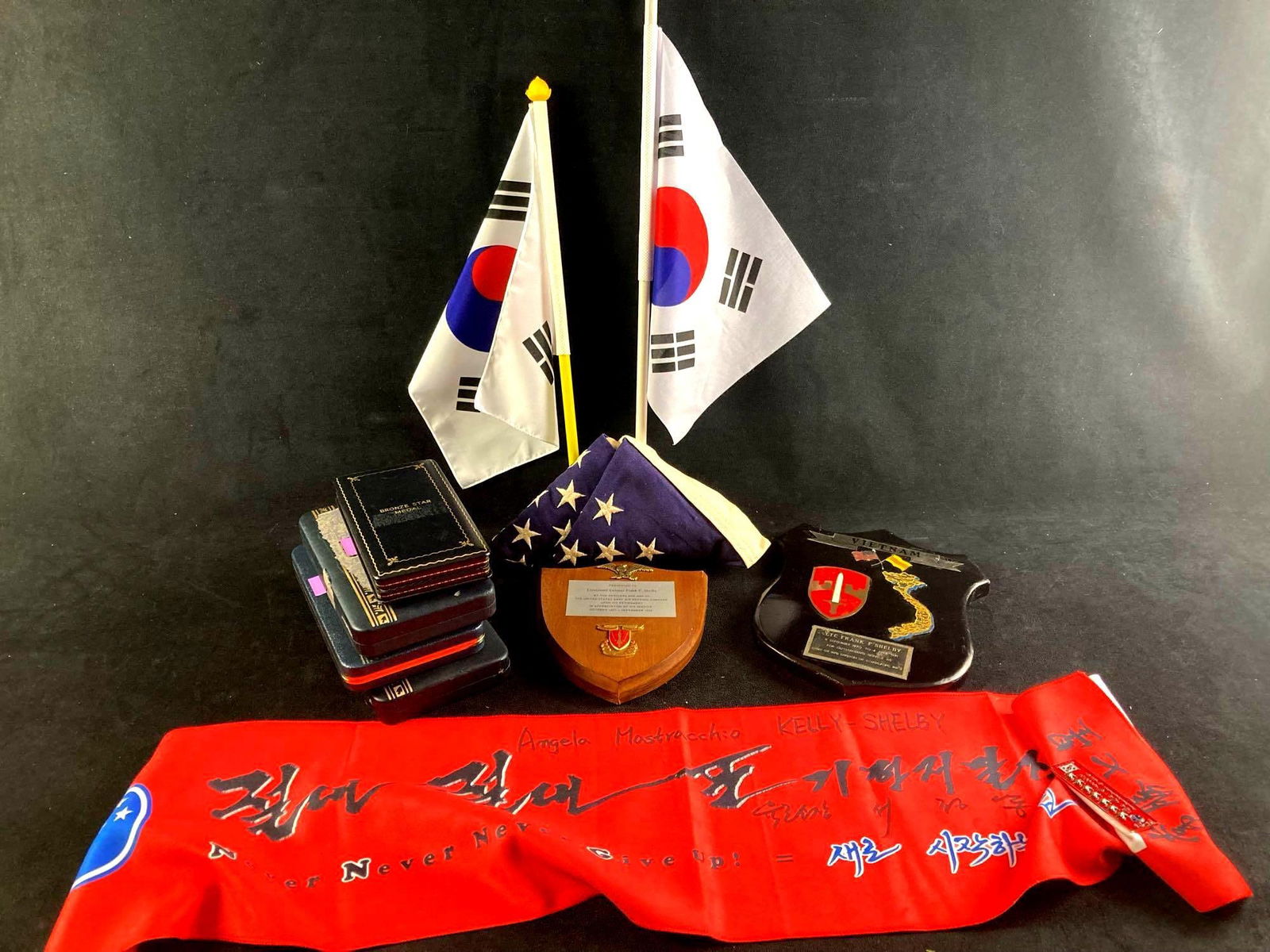 Set of Korean and Vietnam War Veteran Lot Combat Veteran (1 of 9)