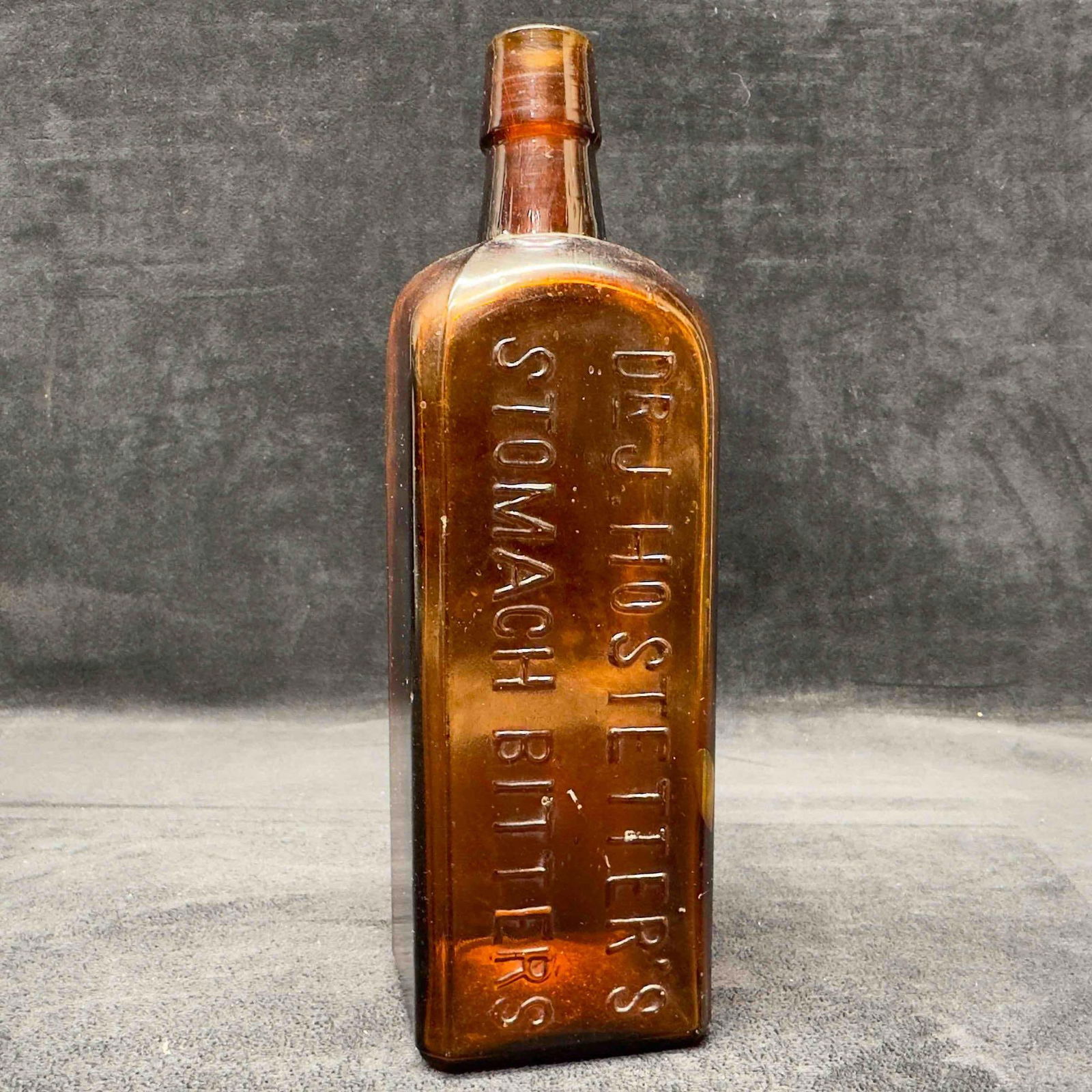 Dr. J. Hostetter's Stomach Bitters Amber Brown Bottle (1 of 14)