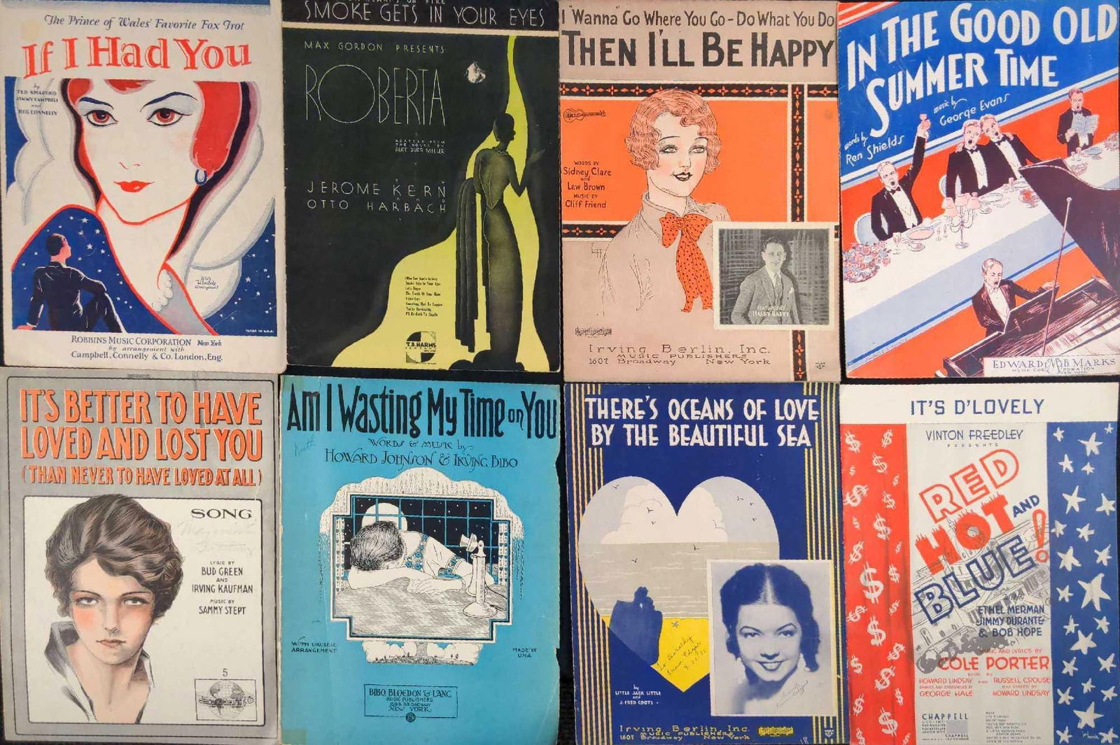 Eight Vintage Sheet Music Jazz Cole Porter (1 of 10)