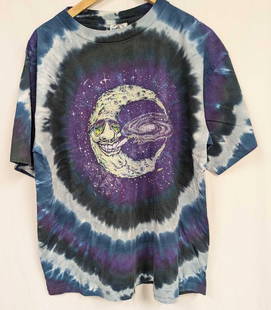 Jerry Jasper Smoking Moon Tie Dye XL Bye-Dye T-Shirt: Jerry Jasper Smoking Moon Tie Dye XL Bye-Dye T-Shirt. 100% Cotton Shirt. Folded, the shirt is 11" x 7" x 1 1/2" and it weighs 0.57lb.