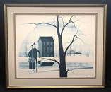 P. Buckley Moss S&N Amish Couple Print