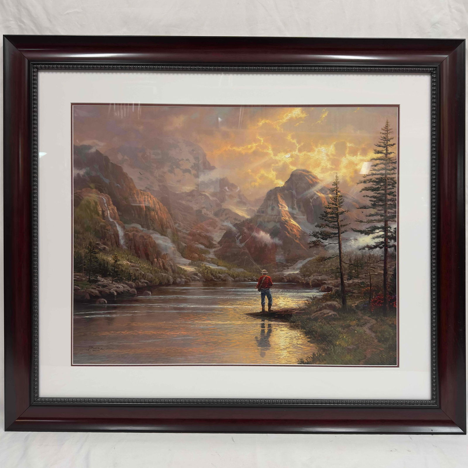 Thomas Kinkade Almost Heaven 2002 Offset Lithograph Large Framed (1 of 12)