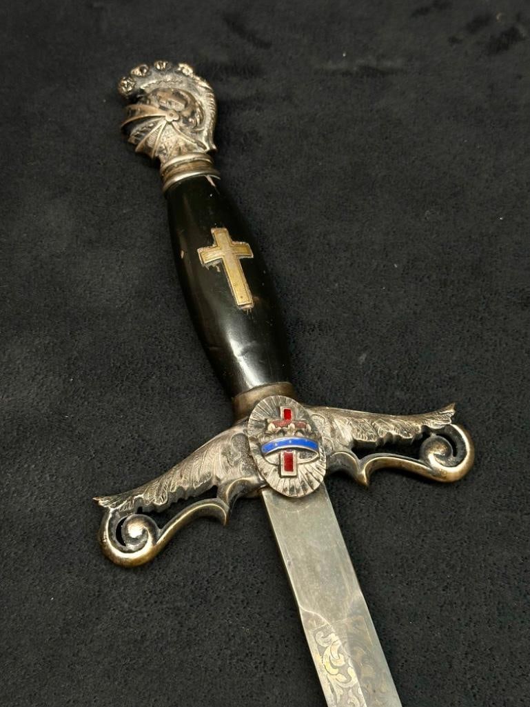Antique Masonic Knights Templar Sword (1 of 7)