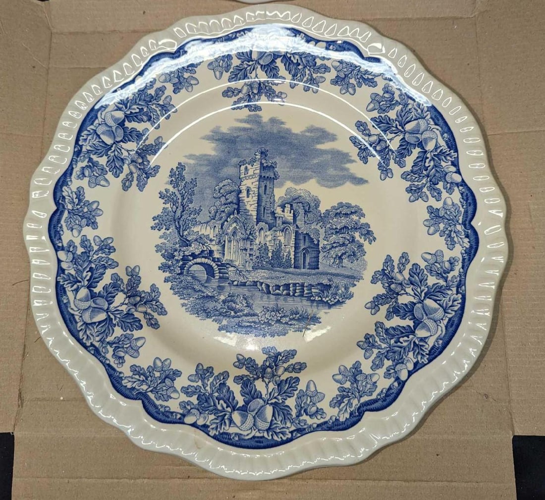 6 Spode Blue Room Collection Regency Series Plates (1 of 13)