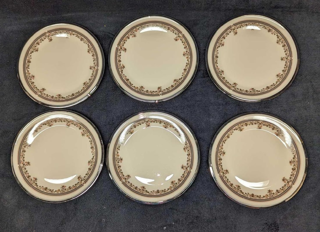 6 Retired Lenox Fine China Lace Point Bread & Butter Plates A (1 of 10)