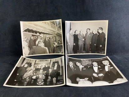 Lot of Press Photos of NJ Gov. Robert Meyner: Lot of Press Photos of NJ Gov. Robert Meyner  Original prints of press photos taken of New Jersey Governor Robert Meyner, who served from 1954 to 1962. Pictures appear to be from the late 1950s or ear