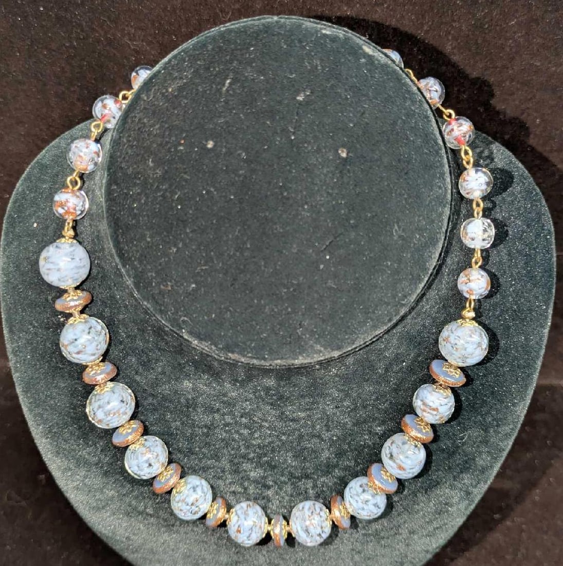 Vintage Italian Murano Art Glass Bead Necklace MMMMM (1 of 4)