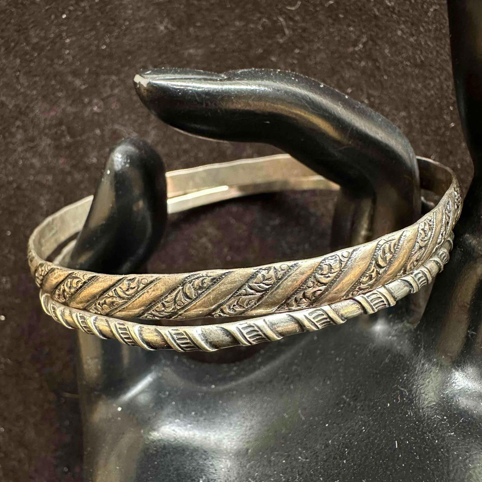 Danecraft Sterling Silver Bangle Bracelet Set D6 (1 of 6)