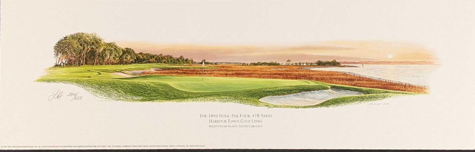 Linda Hartough Harbour Town Golf Links LE Litho (1 of 5)