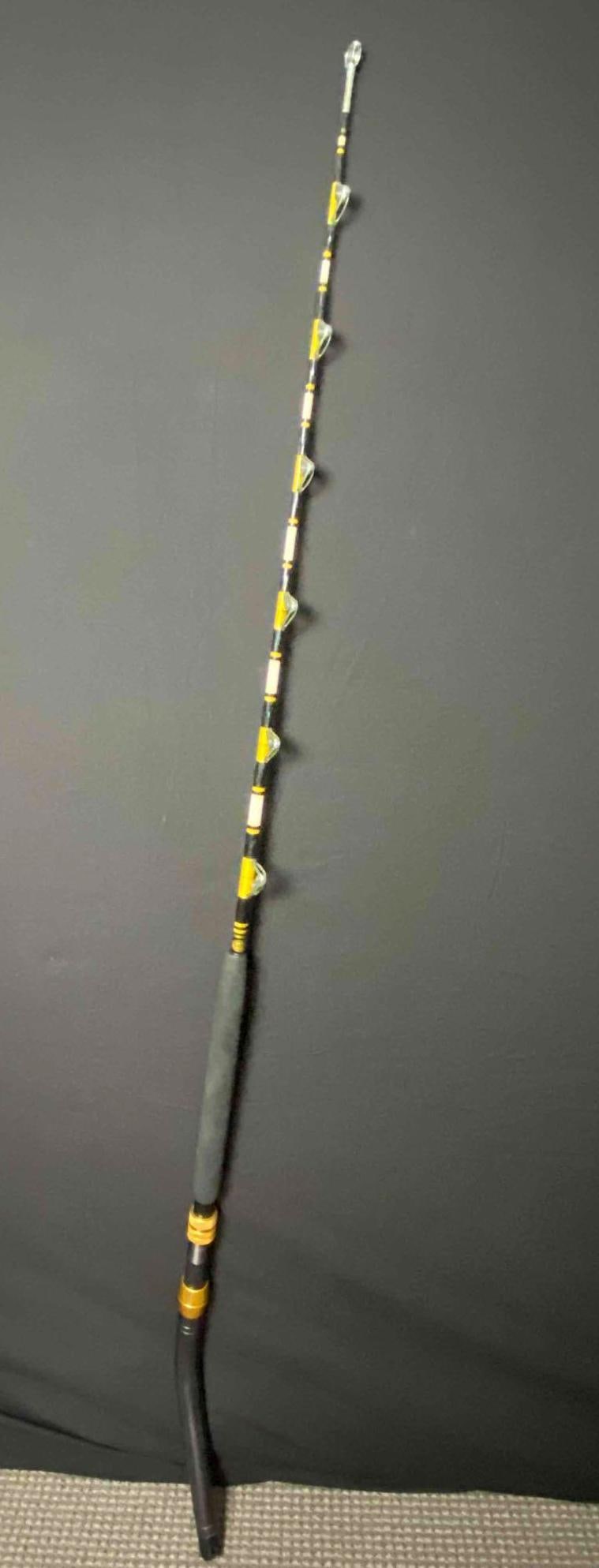 Vintage Custom C. Altenkirch & Son 5 FT Heavy Action Deep Sea Trolling Rod (1 of 13)