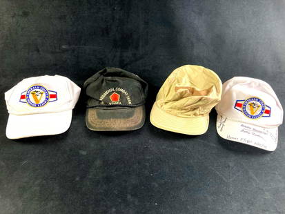 (4) Korea-Vietnam Veteran Hats Honor Flights, U.S. Army, Combat Veteran: This lot includes:   (4) Korea-Vietnam Veteran Hats Honor Flights, U.S. Army, Combat Veteran    Condition is used and see photographs for additional details. These hats belong
