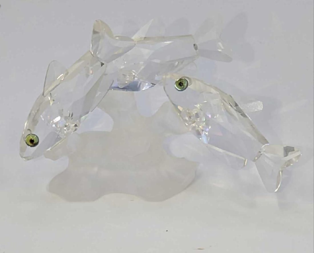 Swarovski Crystal 3 South Sea Fish With Box (1 of 7)