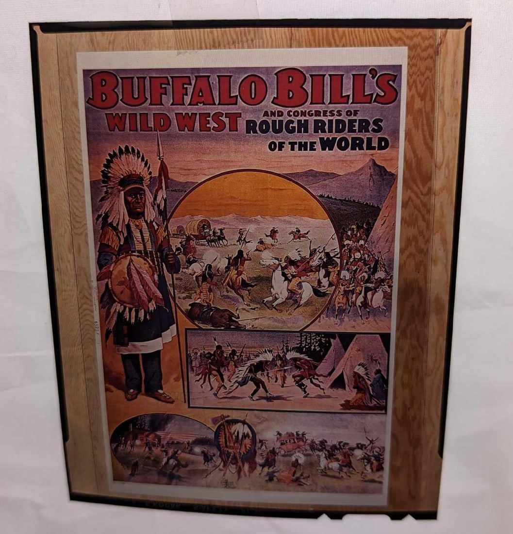 Kodak Transparent 4 X 5 Buffalo Bill Poster (1 of 3)