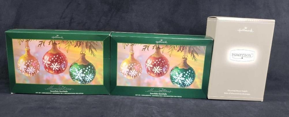 Hallmark Snowflake Christmas Ornaments and Powerbox (1 of 4)