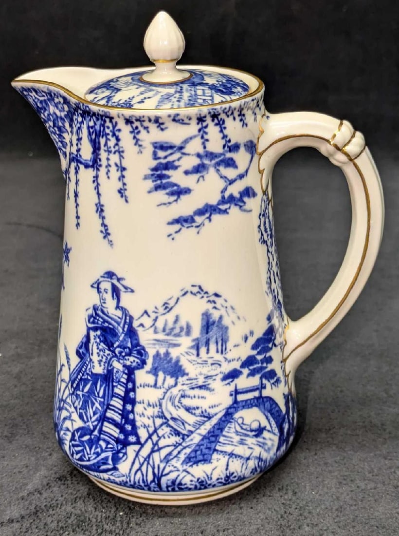 Vintage Mikado Royal Crown Derby Hot Water Jug & Lid (1 of 8)