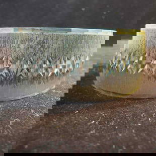 Gorham Sterling Satin Finish Style Carved Accent Cuff Bracelet #2 B52: This item is in good pre-owned, previously used/displayed condition with noticeable light wear, and surface scratches. Please reference all photos for full details. This piece of jewelry has been test