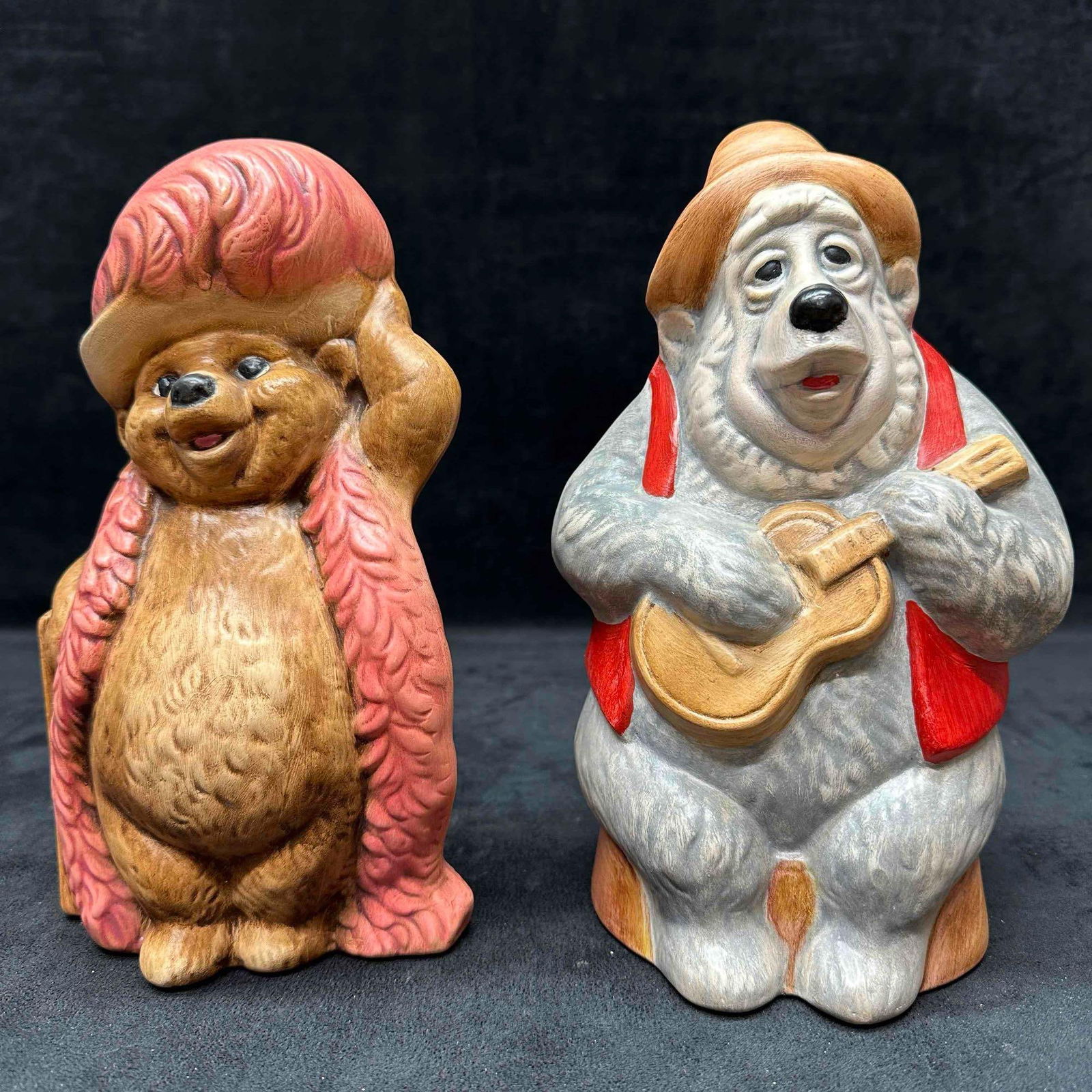 Walt Disney Productions Country Bear Jamboree Teddi Barra and Big AL Figurine Ceramic Figure Set (1 of 6)