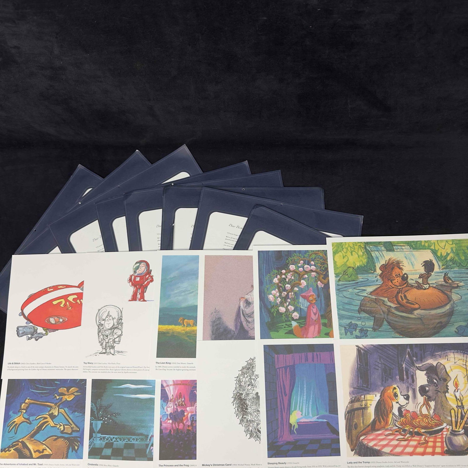 Walt Disney World Passholder Calendar 2012 Twelve Prints Collection Lot of Eight Calendars: Walt Disney World Passholder Calendar 2012 Twelve Prints Collection Lot of Eight Calendars. This collection of eight calendars that include 12 litho prints featuring various Disney sketch art. Ninety 