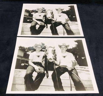 2 Black & White Photographs Of Spin & Marty Mickey Mouse Club: This lot contains&nbsp;2 Black & White Photographs Of Spin & Marty Mickey Mouse Club. Portrayed by David Stollery and Tim Considine. Each photo is approx 8" x 10" and together they weigh about 0.1lbs.