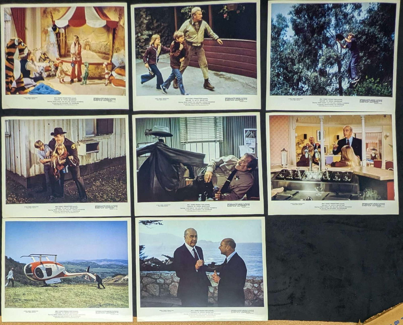 Disney 8 Full Color Scenes From Escape To Witch Mountain (1 of 11)