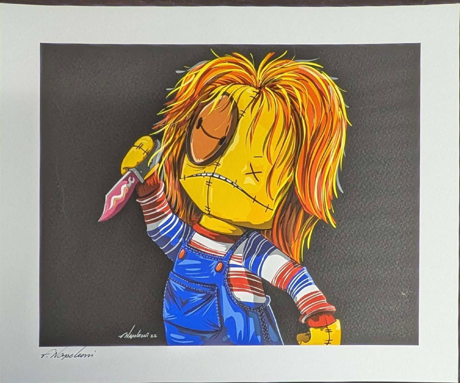 Fabio Napoleoni Marcenivo As Chucky Signed Print (1 of 3)