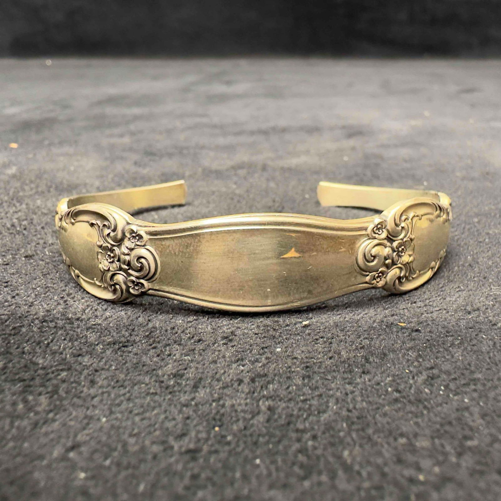 Gorham Double Handle Spoon Sterling Cuff Bracelet (1 of 7)