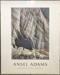 Ansel Adams Canyon De Chelly Poster Print: Ansel Adams Canyon De Chelly Poster Print. This is approx 16" x 1/4" x 20" and it weighs 3.70 lbs. The poster print was placed between two pieces of acrylic and has a backing that allows you to hang i