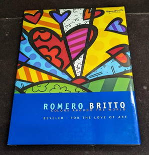 Romero Britto Colors Around The World Hardcover C: Romero Britto Colors Around The World Hardcover C. This was published by Birken-Halde Verlag in the year 2011. Forth Edition. This is approx 9 1/2" x 1" x 12 1/4" and it weighs 3.45lbs. There is some
