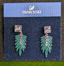 Swarovski Gisele Silver Tone Crystal Earrings