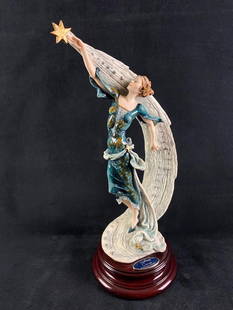 Giuseppe Armani "Comet" Very Low Number Limited: Giuseppe Armani &#34;Comet&#34; Very Low Number Limited  Comet is statue of a woman hurling a star with a stream behind it by Giuseppe Armani. In good condition with no known damage. This piece has ve