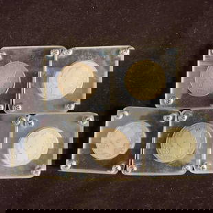 Lot of 5 Five 1908-1912 Barber Half Dollars Coin Collection of Coins: These coins have been tested and researched to the best of our ability prior to listing. Each coin is in a rigid plastic case coin protector. Please reference all photos for full details, as they are