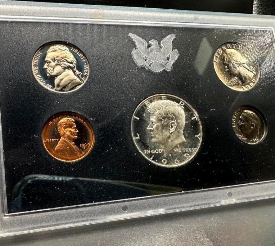 Lot of Four 1969 US Proof Sets (1 of 4)
