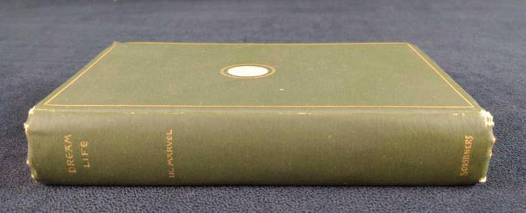 Antique Dream Life A Fable Of The Seasons By IK Marvel Hardcover: Dream Life, a Fable of the Seasons By IK Marvel (Donald Grant Mitchell). Published by Charles Scribner's Sons in 1890. The book is approx 4" x 1" x 6 1/2". Book is in a good, antique condition with so