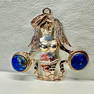 Handmade .950 Silver and Lapis Mermaid