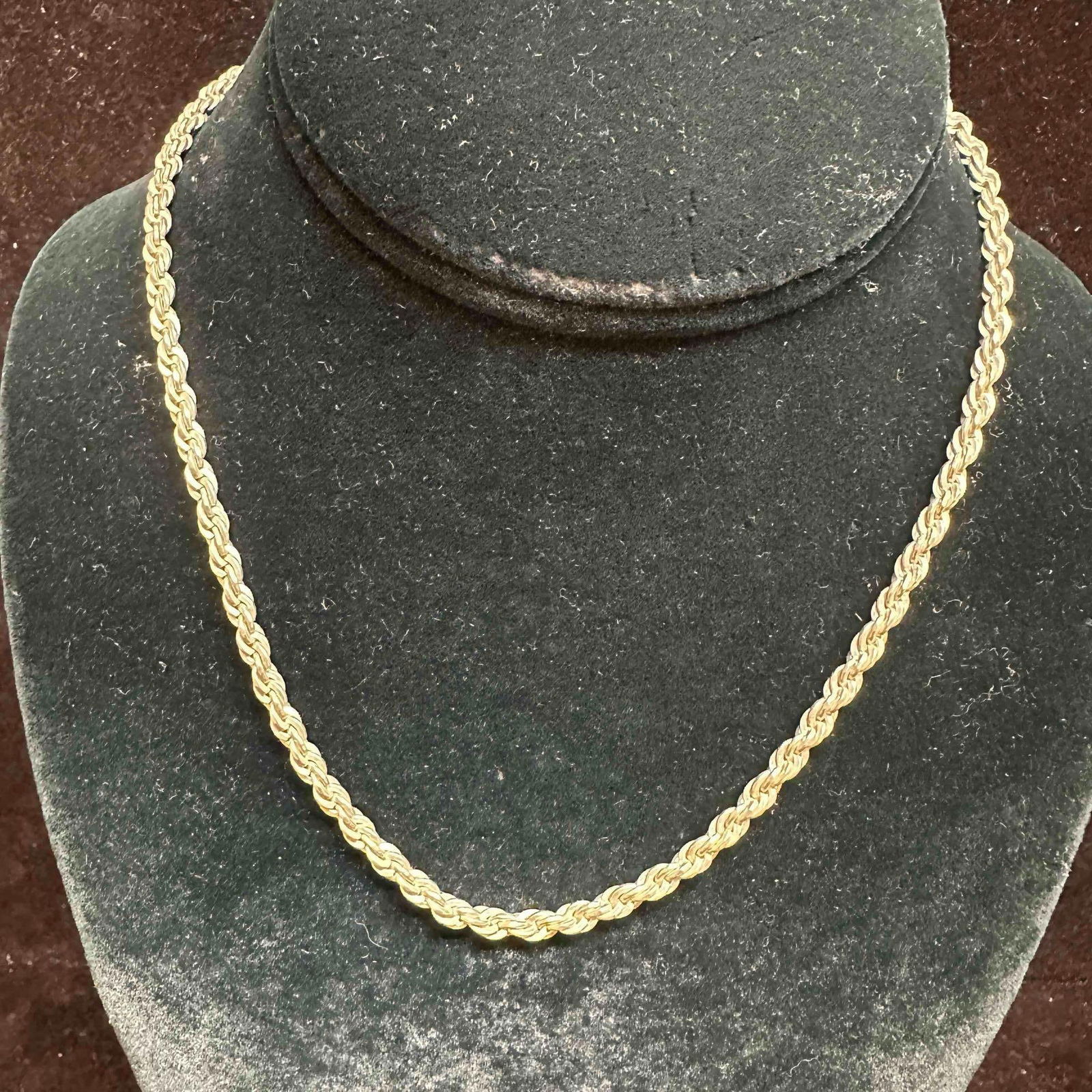 Sterling Silver Rope Twist Link Necklace F2 (1 of 10)