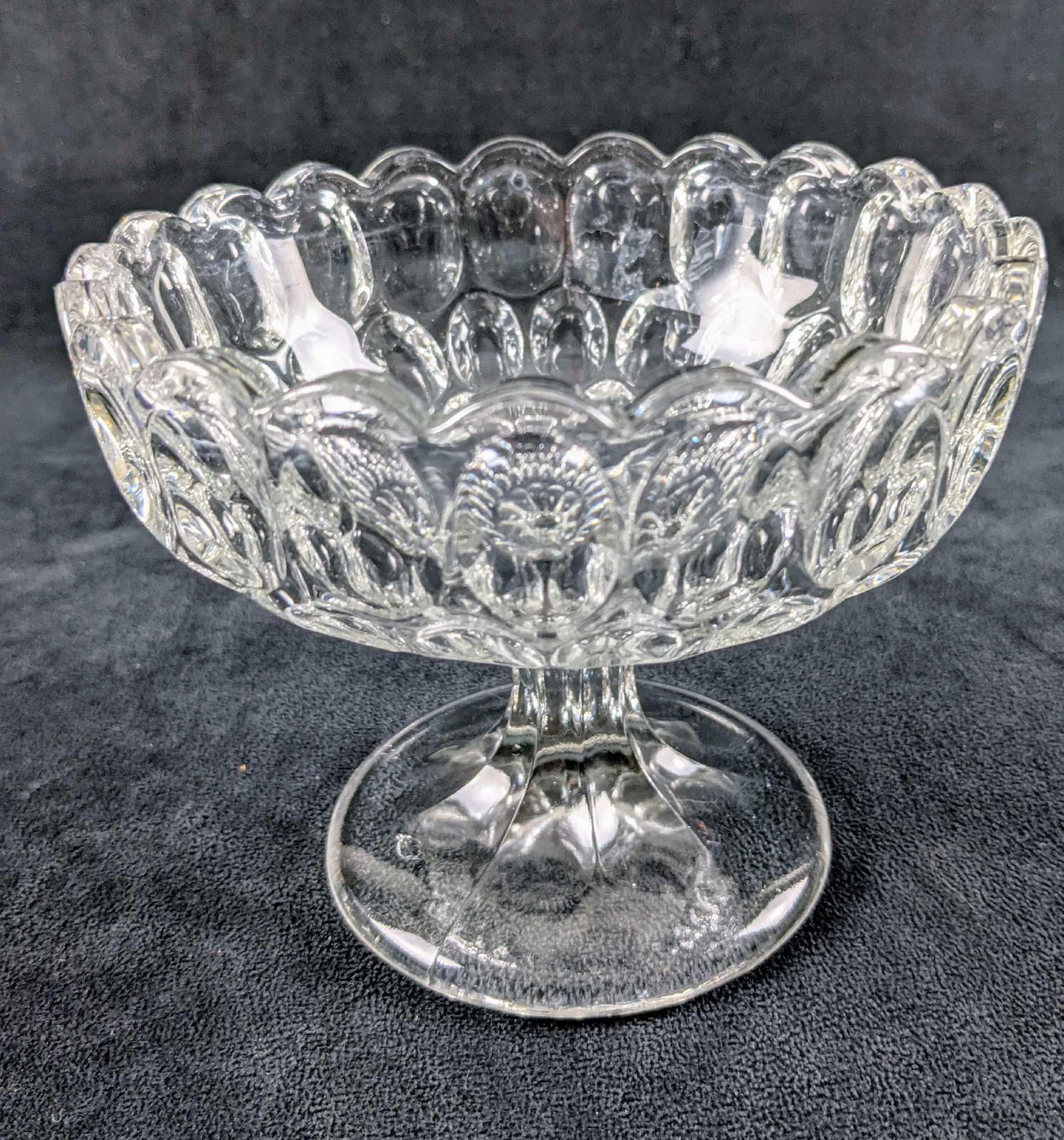 Vintage Pressed Glass Serving Bowl (1 of 7)