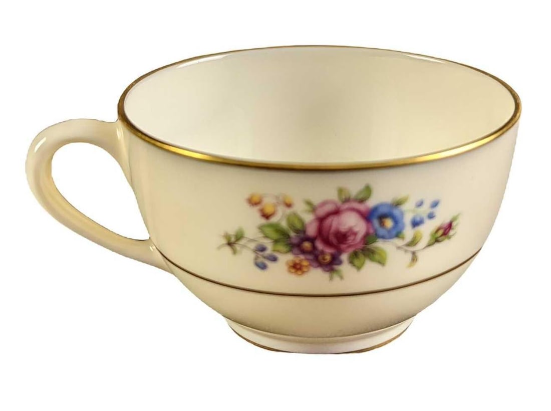 8 Vintage Retired Lenox Rose Tea Cups (1 of 9)