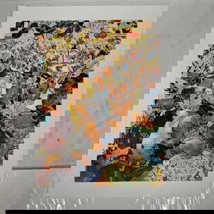 The Carnival Lonely Dog Series Ivan Clarke Medium Giclee on Canvas Portrait C: The Carnival Lonely Dog Series Ivan Clarke Medium Giclee on Canvas Portrait C. Giclee on canvas print titled The Carnival by Ivan Clarke. This medium (22 3/4&#34; x 17&#34;) art piece is a high qualit