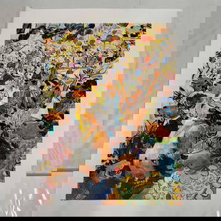 Ivan Clarke Lonely Dog Series The Carnival Medium Giclee on Canvas Portrait B: Ivan Clarke Lonely Dog Series The Carnival Medium Giclee on Canvas Portrait B. Giclee on canvas print titled The Carnival by Ivan Clarke. This medium (22 3/4&#34; x 17&#34;) art piece is a high qualit