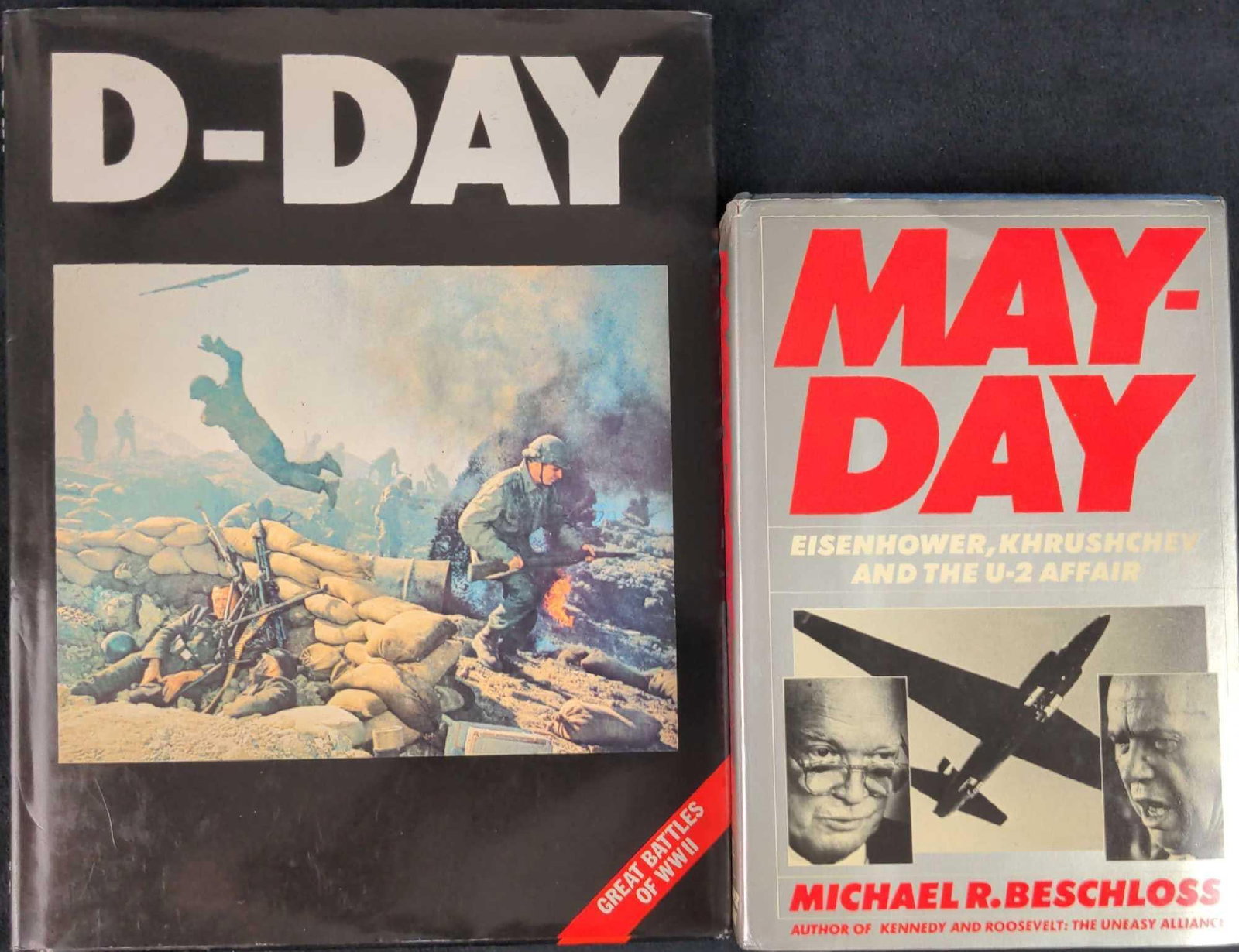 May Day And D Day Hardcover WW II Books (1 of 10)