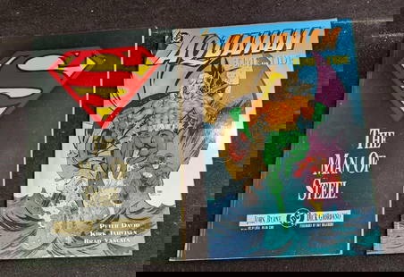 Superman And Aquaman Softcover Comic Book Collections: Superman And Aquaman Softcover Comic Book Collections. This lot includes:  (1) Superman The Man Of Steel Softcover Collection. This is approx 6 3/4&#34; x 1/4&#34; x 10 1/4&#34;. This collects the &#3