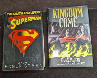 Death And Life in Superman And Kingdom Come Hardcover Books: Death And Life in Superman And Kingdom Come Hardcover Books. This lot includes:  (1) The Death And Life in Superman By Roger Stern. This was published by Bantam Books in 1993. The hardcover book is ap