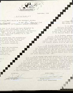 Signed Baseball HOF Rollie Fingers Letter: Signed Baseball HOF Rollie Fingers Letter. Here is an American Airlines "Golf Classic" letter that was signed by baseball great, Rollie Fingers. The letter is approx 8 1/2" x 11" and