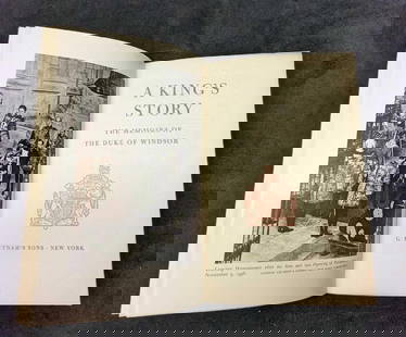 Signed Edition Of King Edward VIII's Memoirs: Signed Edition Of King Edward Viii&#39;s Memoirs ~~ A King&#39;s Story. Memoirs Of The Duke Of Windsor. &#34;Memoirs Of The Duke Of Windsor&#39; By Edward Duke of Windsor. This was published by G.P. P