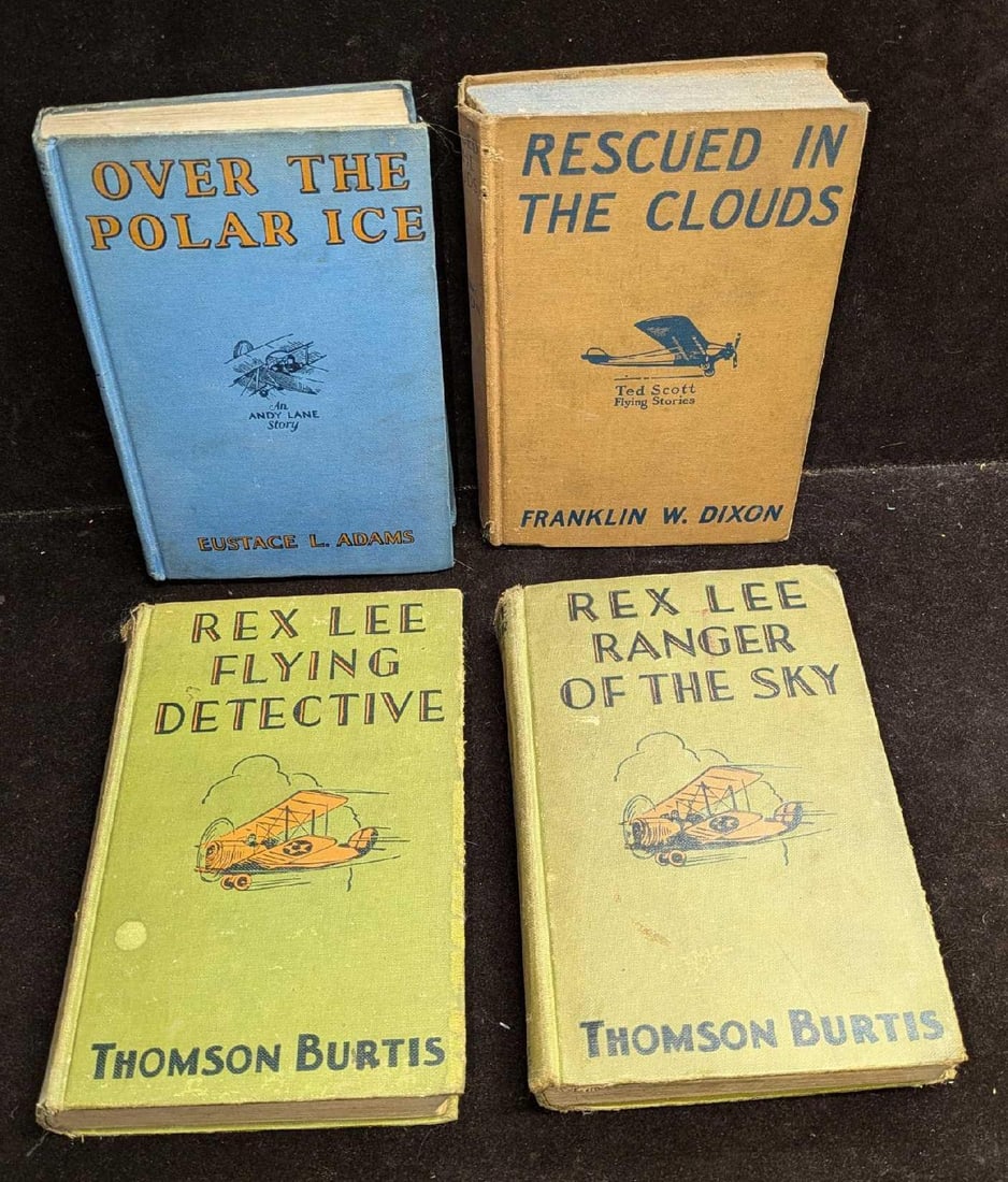 4 Rex Lee & Aviation Adventure Hardcover Books (1 of 12)