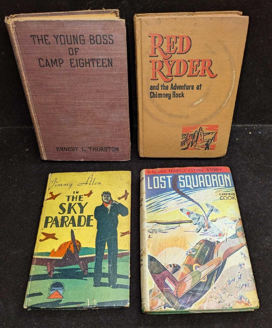 4 Vintage Young Readers Adventure Books Lucky Terrell (1 of 16)