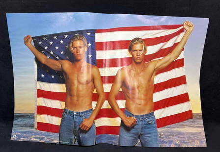 1998 Brewer Twins LLC. Linda Churilla, Photographer Vintage Poster: This lot contains a 1998 Brewer Twins LLC. Linda Churilla, Photographer Vintage Poster. It is approx 22" x 34"&nbsp;and it weighs about 0.1lbs. Overall the Poster&nbsp;is in good used condition with s